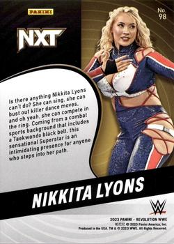 2023 Panini Revolution WWE #98 Nikkita Lyons Back