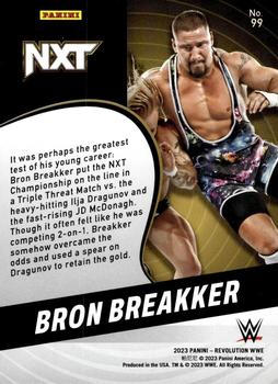 2023 Panini Revolution WWE #99 Bron Breakker Back