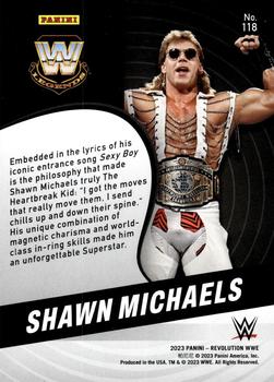 2023 Panini Revolution WWE #118 Shawn Michaels Back