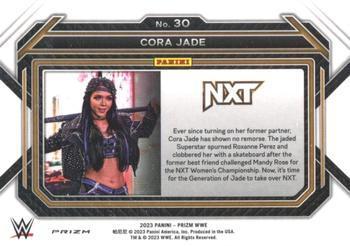 2023 Panini Prizm WWE - Blue Wave #30 Cora Jade Back