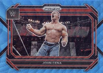 2023 Panini Prizm WWE - Blue Wave #54 John Cena Front