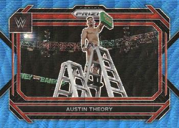 2023 Panini Prizm WWE - Blue Wave #96 Austin Theory Front