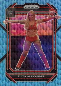 2023 Panini Prizm WWE - Blue Wave #115 Eliza Alexander Front