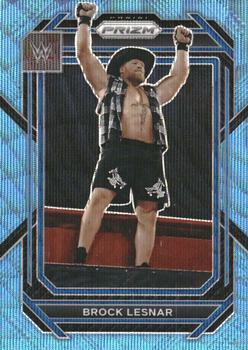 2023 Panini Prizm WWE - Blue Wave #151 Brock Lesnar Front