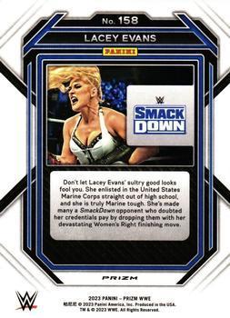 2023 Panini Prizm WWE - Blue Wave #158 Lacey Evans Back