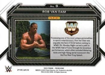 2023 Panini Prizm WWE - Green #9 Rob Van Dam Back