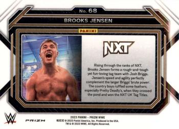 2023 Panini Prizm WWE - Green #68 Brooks Jensen Back