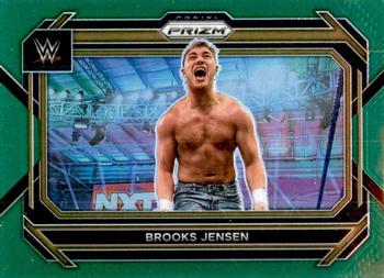 2023 Panini Prizm WWE - Green #68 Brooks Jensen Front