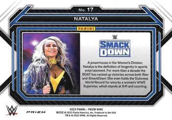 2023 Panini Prizm WWE - Hyper #17 Natalya Back