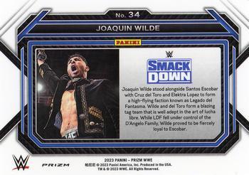 2023 Panini Prizm WWE - Hyper #34 Joaquin Wilde Back
