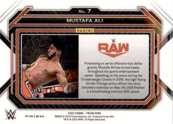 2023 Panini Prizm WWE - Ice #7 Mustafa Ali Back
