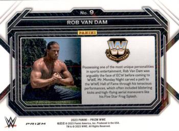 2023 Panini Prizm WWE - Ice #9 Rob Van Dam Back