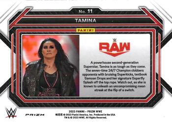 2023 Panini Prizm WWE - Ice #11 Tamina Back