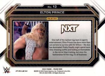 2023 Panini Prizm WWE - Ice #12 Elton Prince Back