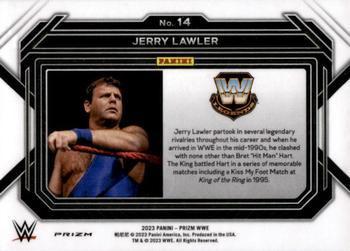 2023 Panini Prizm WWE - Ice #14 Jerry Lawler Back