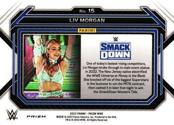 2023 Panini Prizm WWE - Ice #15 Liv Morgan Back