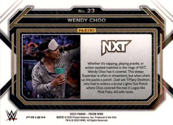 2023 Panini Prizm WWE - Ice #23 Wendy Choo Back