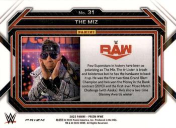 2023 Panini Prizm WWE - Ice #31 The Miz Back