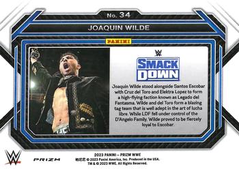 2023 Panini Prizm WWE - Ice #34 Joaquin Wilde Back