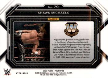 2023 Panini Prizm WWE - Ice #79 Shawn Michaels Back