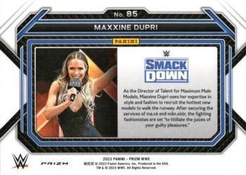 2023 Panini Prizm WWE - Ice #85 Maxxine Dupri Back