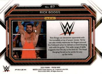 2023 Panini Prizm WWE - Ice #87 Rick Boogs Back