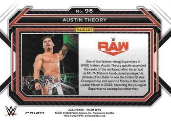 2023 Panini Prizm WWE - Ice #96 Austin Theory Back