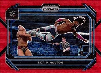 2023 Panini Prizm WWE - Ruby Wave #5 Kofi Kingston Front
