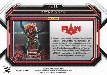 2023 Panini Prizm WWE - Ruby Wave #18 Becky Lynch Back