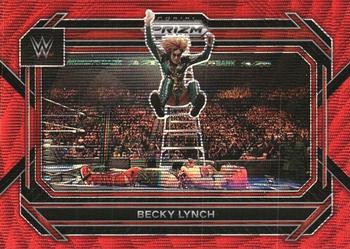 2023 Panini Prizm WWE - Ruby Wave #18 Becky Lynch Front