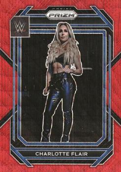 2023 Panini Prizm WWE - Ruby Wave #123 Charlotte Flair Front