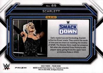 2023 Panini Prizm WWE - Silver #69 Scarlett Back