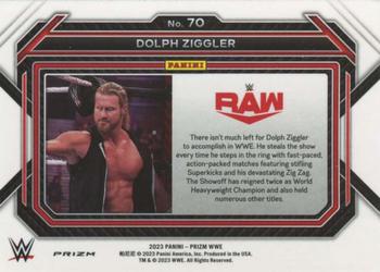 2023 Panini Prizm WWE - Silver #70 Dolph Ziggler Back