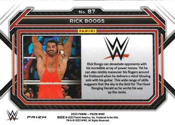 2023 Panini Prizm WWE - Silver #87 Rick Boogs Back