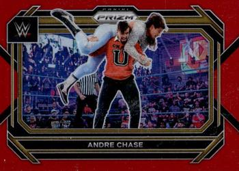 2023 Panini Prizm WWE - Red #46 Andre Chase Front