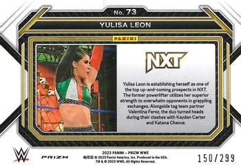 2023 Panini Prizm WWE - Red #73 Yulisa Leon Back