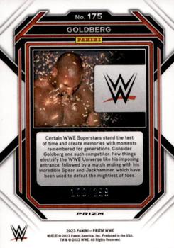 2023 Panini Prizm WWE - Red #175 Goldberg Back