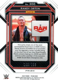 2023 Panini Prizm WWE - Red #200 Randy Orton Back