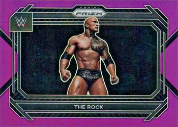 2023 Panini Prizm WWE - Purple #41 The Rock Front