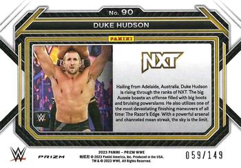 2023 Panini Prizm WWE - Purple #90 Duke Hudson Back