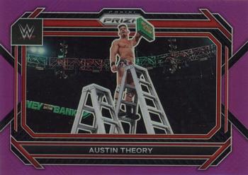 2023 Panini Prizm WWE - Purple #96 Austin Theory Front