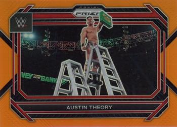 2023 Panini Prizm WWE - Orange #96 Austin Theory Front