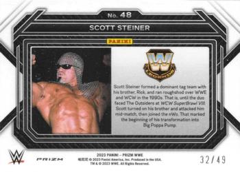 2023 Panini Prizm WWE - Teal #48 Scott Steiner Back