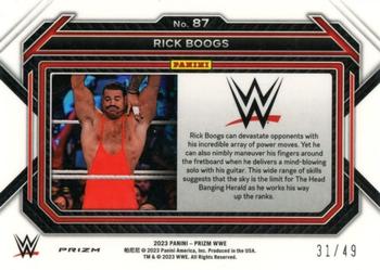 2023 Panini Prizm WWE - Teal #87 Rick Boogs Back