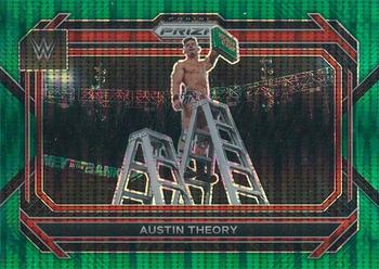 2023 Panini Prizm WWE - Green Pulsar #96 Austin Theory Front