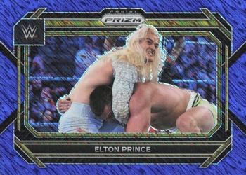 2023 Panini Prizm WWE - Blue Shimmer FOTL #12 Elton Prince Front