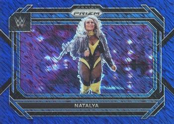 2023 Panini Prizm WWE - Blue Shimmer FOTL #17 Natalya Front