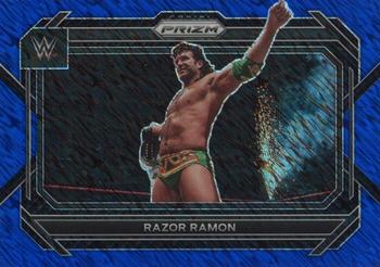 2023 Panini Prizm WWE - Blue Shimmer FOTL #67 Razor Ramon Front