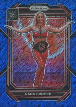 2023 Panini Prizm WWE - Blue Shimmer FOTL #153 Dana Brooke Front