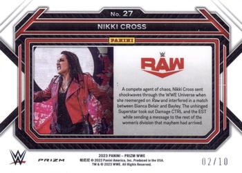 2023 Panini Prizm WWE - Gold #27 Nikki Cross Back